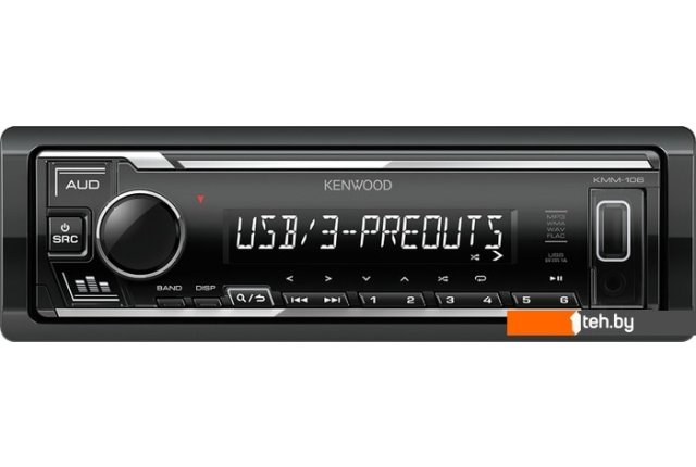 Автомагнитолы Kenwood KMM-106 Автомагнитолы Kenwood KMM-106