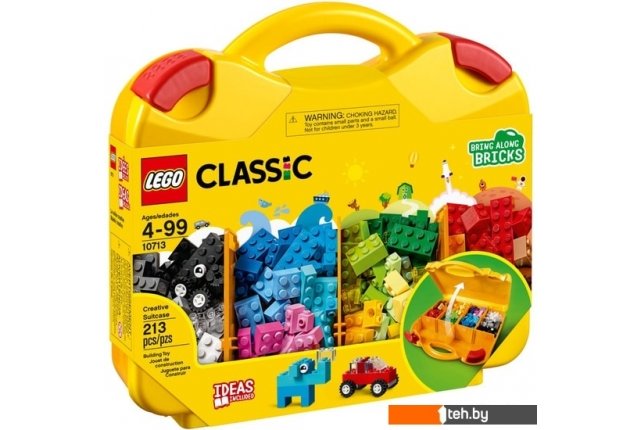 Конструкторы LEGO Classic 10713 Чемоданчик для творчества и конструирования Конструкторы LEGO Classic 10713 Чемоданчик для творчества и конструирования