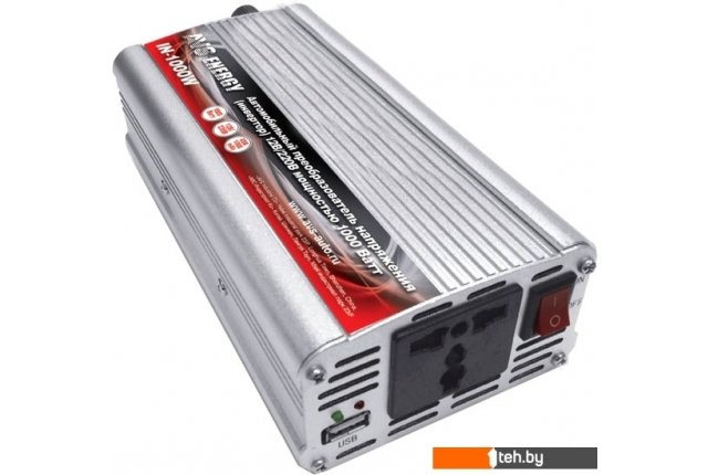 Автомобильные инверторы AVS 24/220V IN-1000W-24 Автомобильные инверторы AVS 24/220V IN-1000W-24