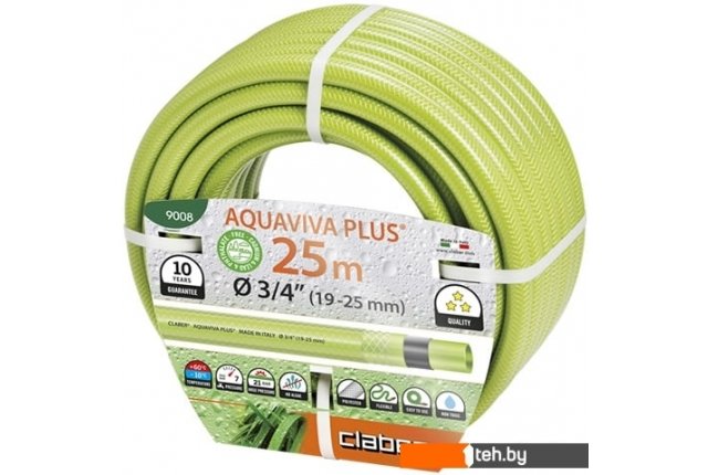 Поливочные шланги Claber Aquaviva Plus 9008 (3/4 Поливочные шланги Claber Aquaviva Plus 9008 (3/4