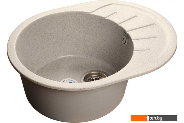 Кухонные мойки GranFest Rondo GF-R580L (серый) Кухонные мойки GranFest Rondo GF-R580L (серый)