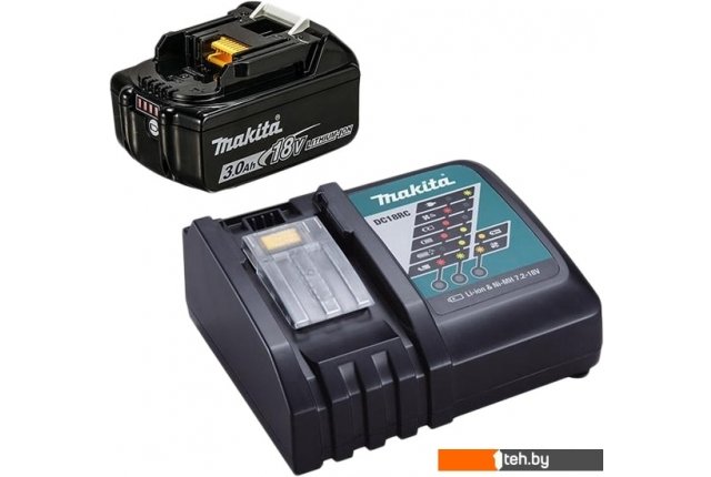 Аккумуляторы и зарядные устройства для инструмента Makita BL1830B + DC18RC (18В/3.0 Ah + 7.2-18В) Аккумуляторы и зарядные устройства для инструмента Makita BL1830B + DC18RC (18В/3.0 Ah + 7.2-18В)