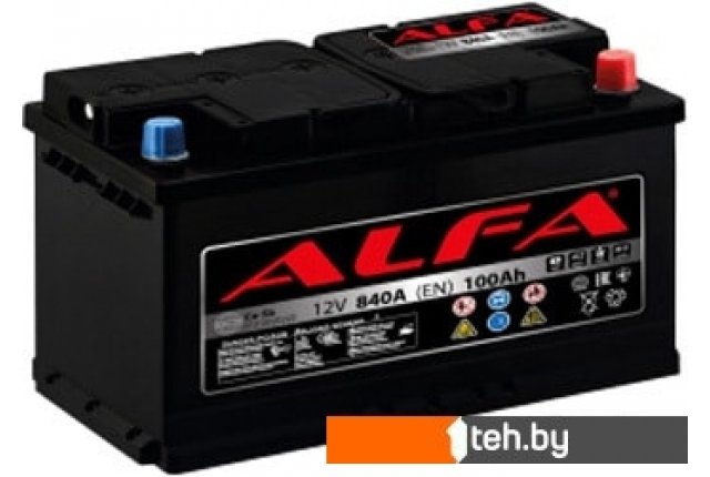Автомобильные аккумуляторы ALFA Hybrid 100 R (100 А·ч) Автомобильные аккумуляторы ALFA Hybrid 100 R (100 А·ч)