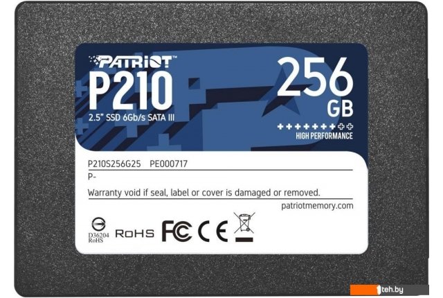 SSD Patriot P210 256GB P210S256G25 SSD Patriot P210 256GB P210S256G25