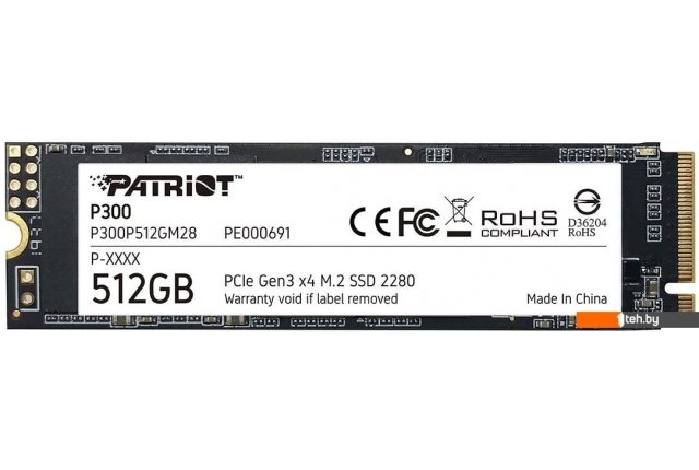SSD Patriot P300 512GB P300P512GM28 SSD Patriot P300 512GB P300P512GM28