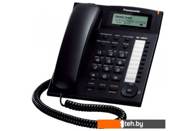 Проводные телефоны Panasonic KX-TS2388RUB (черный) Проводные телефоны Panasonic KX-TS2388RUB (черный)