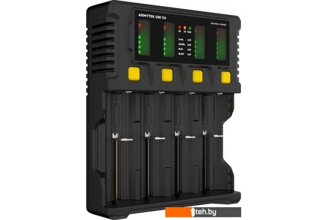 Батарейки, аккумуляторы, зарядные Armytek Uni C4 A04501C Батарейки, аккумуляторы, зарядные Armytek Uni C4 A04501C