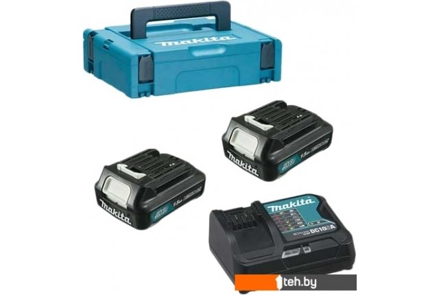 Аккумуляторы и зарядные устройства для инструмента Makita BL1016 + DC10SB (12В/1.5 Ah + 10.8-12В) Аккумуляторы и зарядные устройства для инструмента Makita BL1016 + DC10SB (12В/1.5 Ah + 10.8-12В)