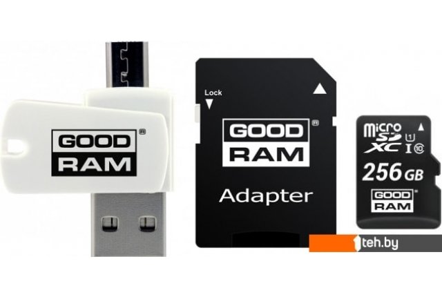 Карты памяти GOODRAM ALL in ONE microSDXC M1AA-2560R12 256GB Карты памяти GOODRAM ALL in ONE microSDXC M1AA-2560R12 256GB