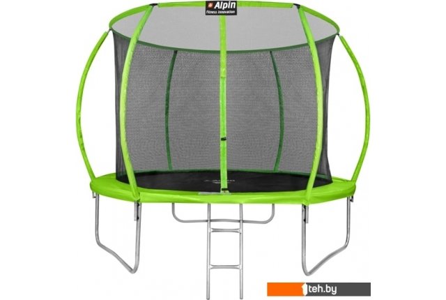 Батуты Alpin Sky 10ft - 312 см с защитной сеткой и лестницей Батуты Alpin Sky 10ft - 312 см с защитной сеткой и лестницей