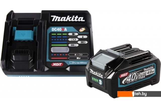 Аккумуляторы и зарядные устройства для инструмента Makita DC40RA + BL4040 191J67-0 (40В/4 Ah + 40В) Аккумуляторы и зарядные устройства для инструмента Makita DC40RA + BL4040 191J67-0 (40В/4 Ah + 40В)