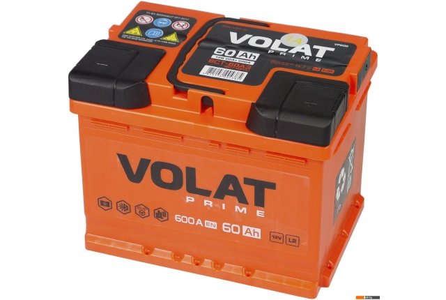 Автомобильные аккумуляторы VOLAT Prime R (60 А·ч)