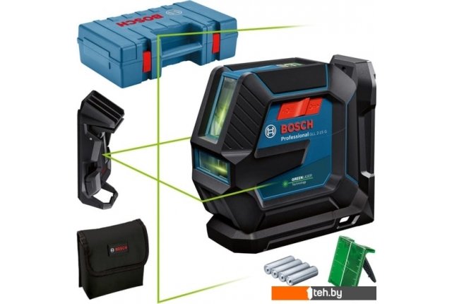 Лазерные нивелиры Bosch GLL 2-15 G Professional 0601063W02 (LB 10 + DK 10, кейс) Лазерные нивелиры Bosch GLL 2-15 G Professional 0601063W02 (LB 10 + DK 10, кейс)
