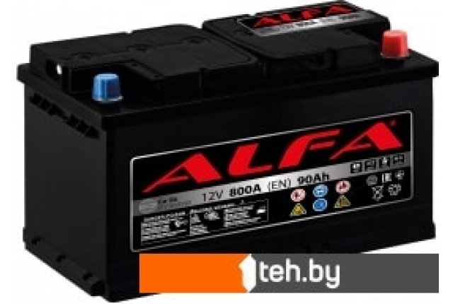 Автомобильные аккумуляторы ALFA Hybrid 90 L (90 А·ч) Автомобильные аккумуляторы ALFA Hybrid 90 L (90 А·ч)