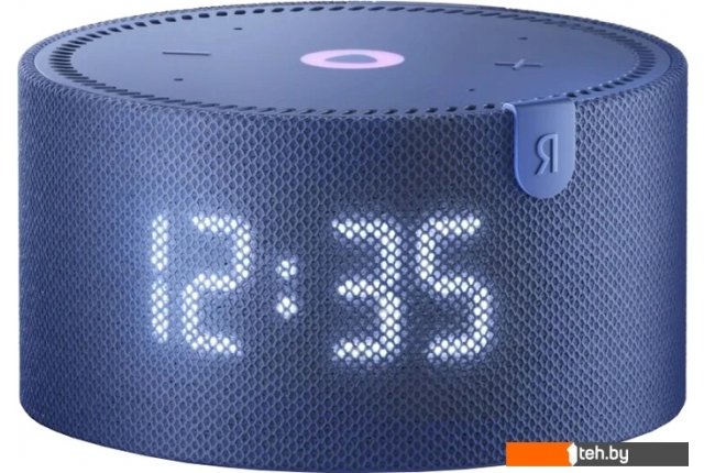 Беспроводные и портативные колонки Яндекс Станция Мини 2 с часами (синий сапфир) Беспроводные и портативные колонки Яндекс Станция Мини 2 с часами (синий сапфир)