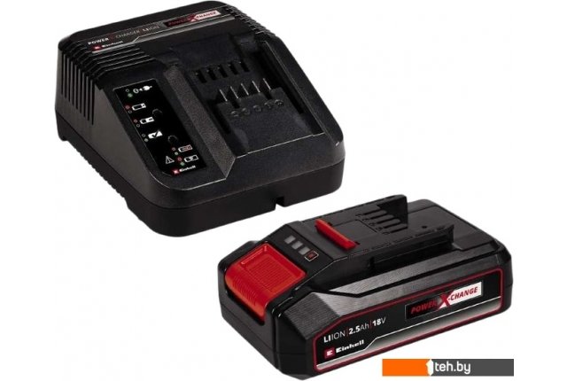 Аккумуляторы и зарядные устройства для инструмента Einhell PXC-Starter-Kit 4512097 (18В/2.5 Ah + 18В) Аккумуляторы и зарядные устройства для инструмента Einhell PXC-Starter-Kit 4512097 (18В/2.5 Ah + 18В)