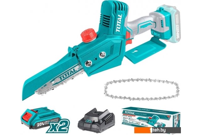 Цепные электро- и бензопилы Total TGSLI20683 (с 2-мя АКБ) Цепные электро- и бензопилы Total TGSLI20683 (с 2-мя АКБ)