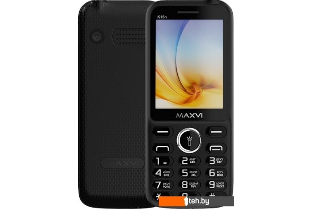 Мобильные телефоны Maxvi K15n (черный) Мобильные телефоны Maxvi K15n (черный)