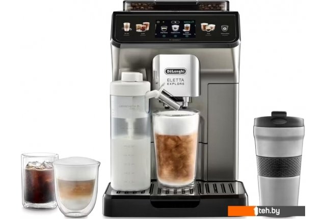 Кофеварки и кофемашины DeLonghi Eletta Explore ECAM450.86.T Кофеварки и кофемашины DeLonghi Eletta Explore ECAM450.86.T