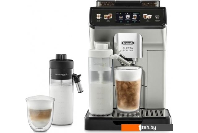 Кофеварки и кофемашины DeLonghi Eletta Explore ECAM450.65.S Кофеварки и кофемашины DeLonghi Eletta Explore ECAM450.65.S