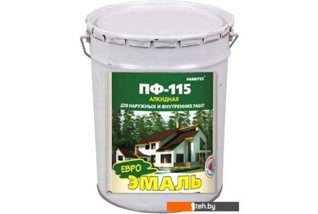 Краски и эмали Farbitex ПФ-115 20 кг (светло-серый) Краски и эмали Farbitex ПФ-115 20 кг (светло-серый)