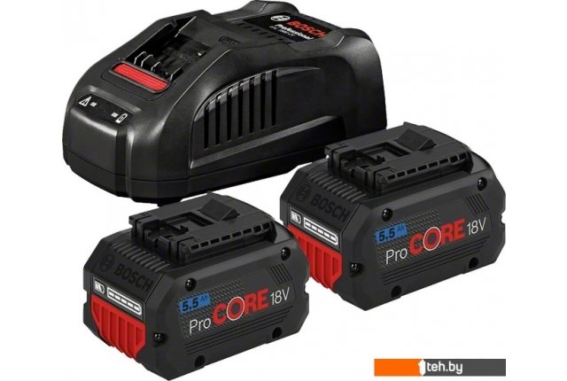 Аккумуляторы и зарядные устройства для инструмента Bosch ProCORE Professional 1600A0214C (18В/5.5 Ah + 14.4-18В) Аккумуляторы и зарядные устройства для инструмента Bosch ProCORE Professional 1600A0214C (18В/5.5 Ah + 14.4-18В)