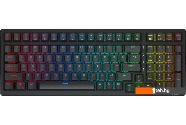 Клавиатуры Royal Kludge RK98 RGB (черный, RK Brown) Клавиатуры Royal Kludge RK98 RGB (черный, RK Brown)