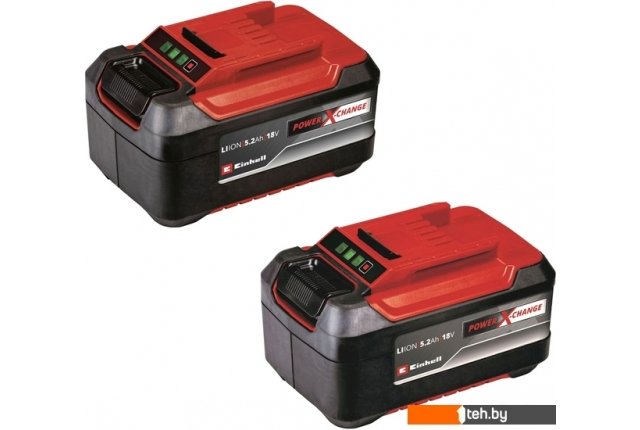 Аккумуляторы и зарядные устройства для инструмента Einhell Twinpack 4511526 (18В/5.2 Ah) Аккумуляторы и зарядные устройства для инструмента Einhell Twinpack 4511526 (18В/5.2 Ah)