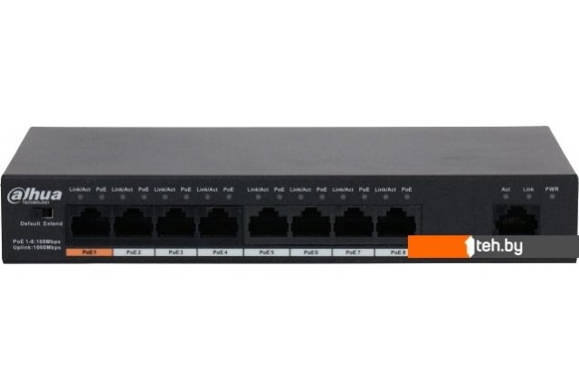 Коммутаторы Dahua DH-PFS3009-8ET1GT-96 Коммутаторы Dahua DH-PFS3009-8ET1GT-96