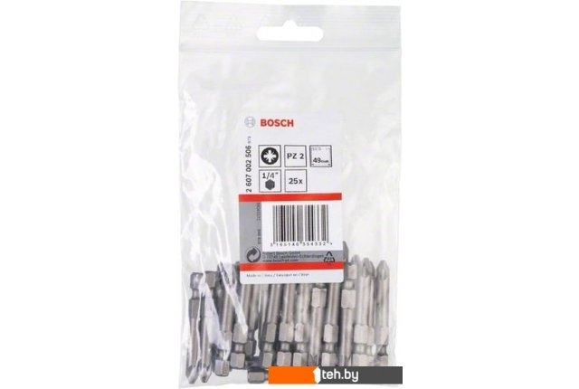 Биты, головки, насадки, держатели Bosch 2607002506 (25 предметов) Биты, головки, насадки, держатели Bosch 2607002506 (25 предметов)