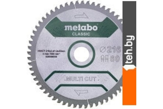 Пильные диски Metabo 628066000 Пильные диски Metabo 628066000