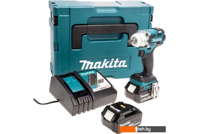 Шуруповерты, гайковерты, электроотвертки Makita DTW285RTJ (с 2-мя АКБ 5 Ач, кейс) Шуруповерты, гайковерты, электроотвертки Makita DTW285RTJ (с 2-мя АКБ 5 Ач, кейс)