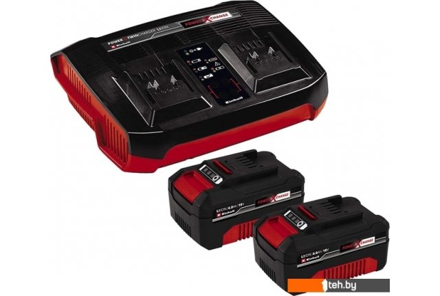 Аккумуляторы и зарядные устройства для инструмента Einhell PXC-Starter-Kit 4512112 (18В/4 Ah + 18В) Аккумуляторы и зарядные устройства для инструмента Einhell PXC-Starter-Kit 4512112 (18В/4 Ah + 18В)