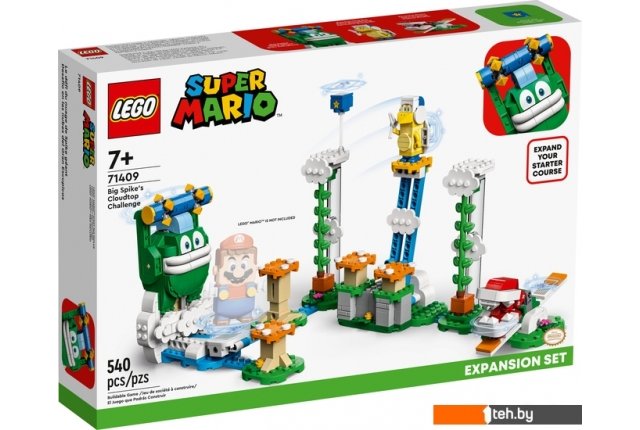 Конструкторы LEGO Super Mario 71409 Дополнительный набор Испытание Огромного Спайка в облаках Конструкторы LEGO Super Mario 71409 Дополнительный набор Испытание Огромного Спайка в облаках
