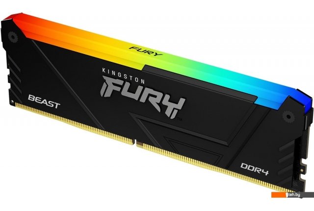 Оперативная память Kingston FURY Beast RGB 8ГБ DDR4 3600 МГц KF436C17BB2A/8 Оперативная память Kingston FURY Beast RGB 8ГБ DDR4 3600 МГц KF436C17BB2A/8
