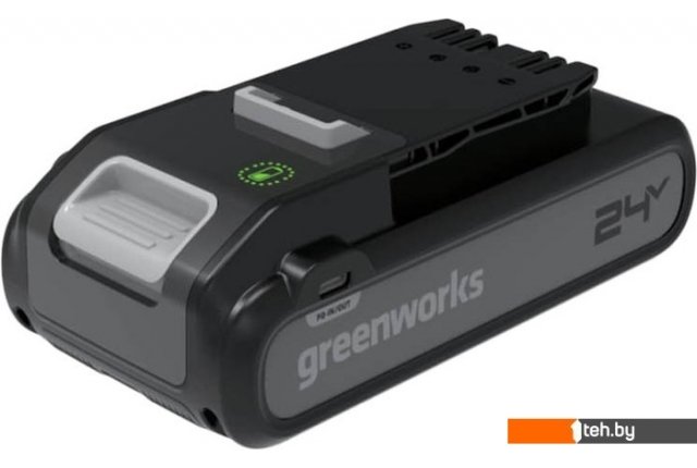 Аккумуляторы и зарядные устройства для инструмента Greenworks G24B4+ (24В/4 Ач) Аккумуляторы и зарядные устройства для инструмента Greenworks G24B4+ (24В/4 Ач)