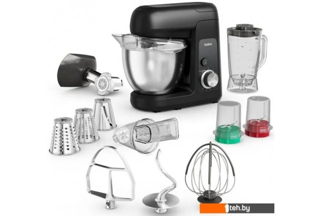 Кухонные комбайны, машины и планетарные миксеры Tefal Bake Partner QB525838 Кухонные комбайны, машины и планетарные миксеры Tefal Bake Partner QB525838