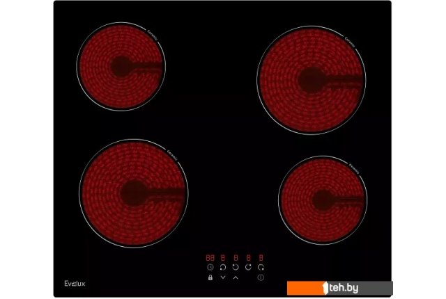 Варочные панели Evelux HEV 640 B Варочные панели Evelux HEV 640 B