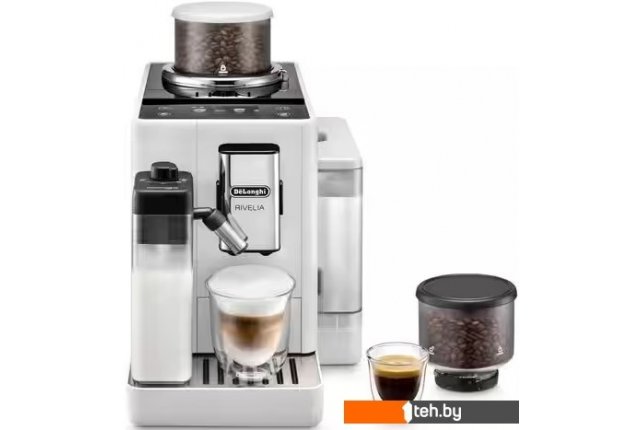Кофеварки и кофемашины DeLonghi Rivelia EXAM440.55.W Кофеварки и кофемашины DeLonghi Rivelia EXAM440.55.W