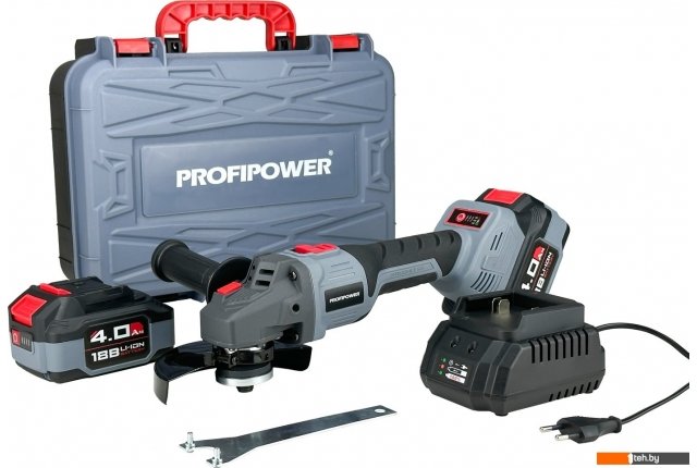 Угловые шлифмашины (болгарки) Profipower MKDGA-18V (с 2-мя АКБ, кейс) Угловые шлифмашины (болгарки) Profipower MKDGA-18V (с 2-мя АКБ, кейс)