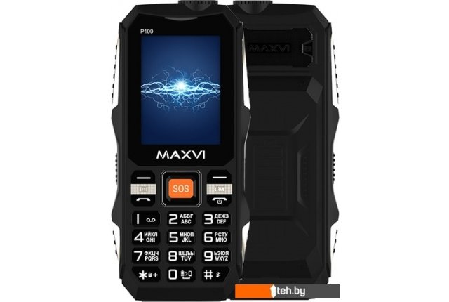 Мобильные телефоны Maxvi P100 (черный) Мобильные телефоны Maxvi P100 (черный)