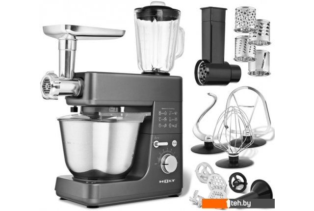 Кухонные комбайны, машины и планетарные миксеры Holt HT-FP-010 Кухонные комбайны, машины и планетарные миксеры Holt HT-FP-010