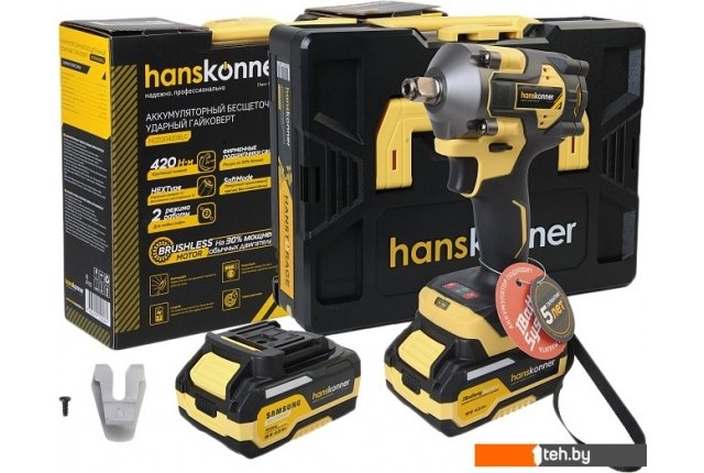 Шуруповерты, гайковерты, электроотвертки Hanskonner HCD20420BLC (с 1-им АКБ, кейс) Шуруповерты, гайковерты, электроотвертки Hanskonner HCD20420BLC (с 1-им АКБ, кейс)