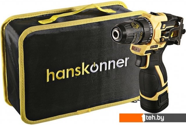 Шуруповерты, гайковерты, электроотвертки Hanskonner HCD1645BLC (с 2-мя АКБ, сумка) Шуруповерты, гайковерты, электроотвертки Hanskonner HCD1645BLC (с 2-мя АКБ, сумка)