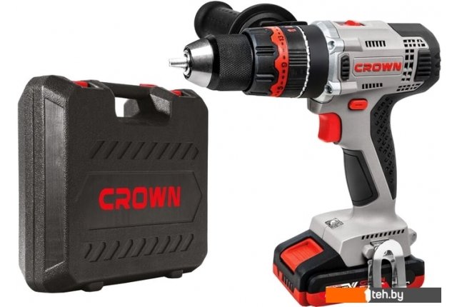 Шуруповерты, гайковерты, электроотвертки CROWN CT21075HMX-2 BMC (с 2-мя АКБ, кейс) Шуруповерты, гайковерты, электроотвертки CROWN CT21075HMX-2 BMC (с 2-мя АКБ, кейс)