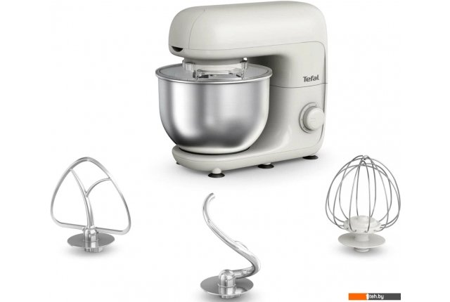 Кухонные комбайны, машины и планетарные миксеры Tefal Bake Essential QB160138 Кухонные комбайны, машины и планетарные миксеры Tefal Bake Essential QB160138
