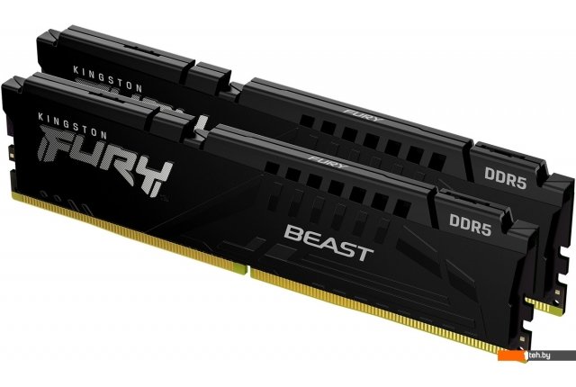 Оперативная память Kingston FURY Beast 2x32ГБ DDR5 6000 МГц KF560C30BBEK2-64 Оперативная память Kingston FURY Beast 2x32ГБ DDR5 6000 МГц KF560C30BBEK2-64