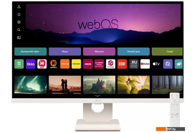 Мониторы LG MyView Smart Monitor 27SR50F-W Мониторы LG MyView Smart Monitor 27SR50F-W