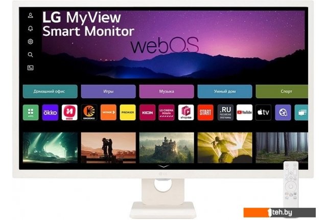 Мониторы LG MyView Smart Monitor 32SR50F-W Мониторы LG MyView Smart Monitor 32SR50F-W
