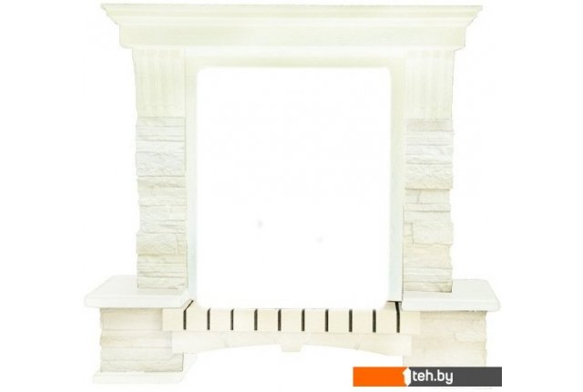 Электрокамины и биокамины Smolcom Stone Montebello STD-ASP (белый ваниль/патина коричневая) Электрокамины и биокамины Smolcom Stone Montebello STD-ASP (белый ваниль/патина коричневая)